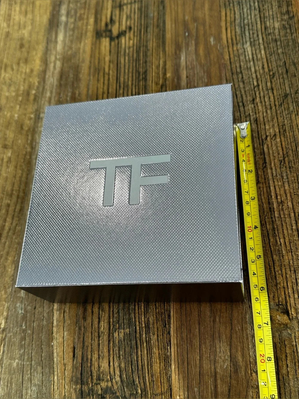 Tom Ford Charcoal Gray Branded box and tissue